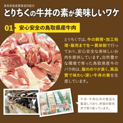 とりちく牛丼の素 8個