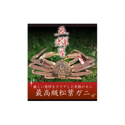 特選とっとり松葉ガニ「五輝星(いつきぼし)」【山根商店】