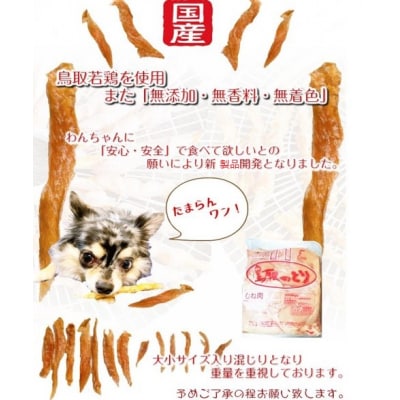 鳥取産 ペットおやつ 犬用 ささみ巻き巻き ガム 10袋
