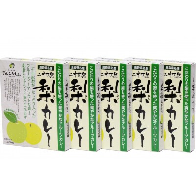 二十世紀梨カレー 180g×5個セット