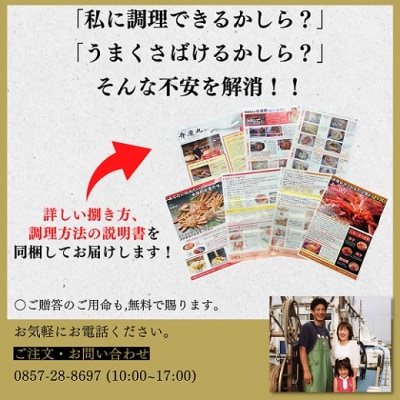 松葉ガニ活生「特大1枚」ブランドタグ付き※着日指定不可※【弁慶丸】