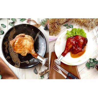 鳥取県産「鳥取のとり」ローストレッグ(バジル&タレ) 4本セット