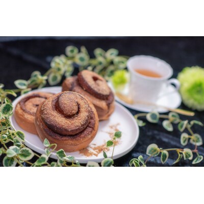 シナモンロール&アイスセット