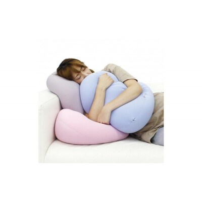 雲にさわる夢クッション ミストグレー