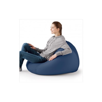 三角フィットソファ ネイビー