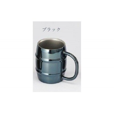 ORORU樽型マグカップ 380ml ブラック