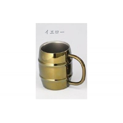 ORORU樽型マグカップ 380ml イエロー