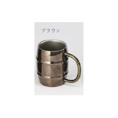 ORORU樽型マグカップ 380ml ブラウン