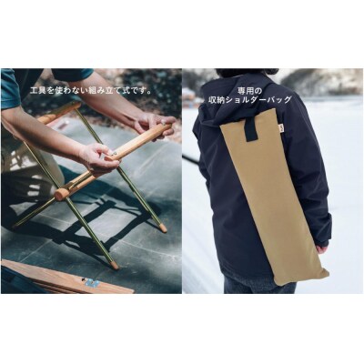 PLAY.Oak Roll table(真鍮脚タイプ)