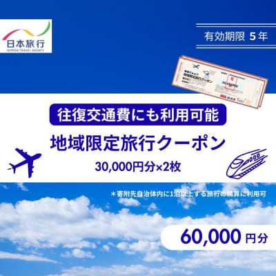鳥取県鳥取市 日本旅行 地域限定旅行クーポン60,000円分