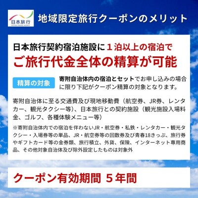 鳥取県鳥取市 日本旅行 地域限定旅行クーポン300,000円分
