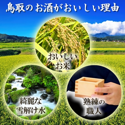 純米大吟醸と純米吟醸 鳥取の地酒(日本酒)飲み比べセット 720ml×2本