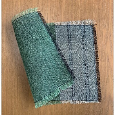 苧麻織りランチョンマット~雨だれ~