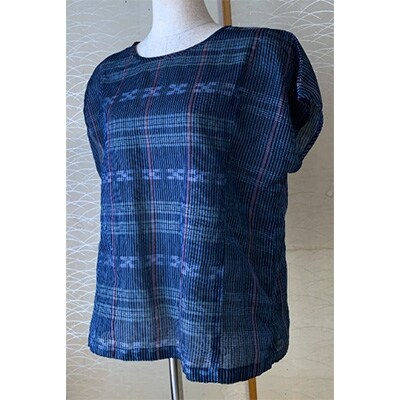 苧麻織女性用ノースリーブ