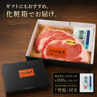 特選A5ランク 宮古島産和牛 ロースステーキセット 約500g(250g×2P)