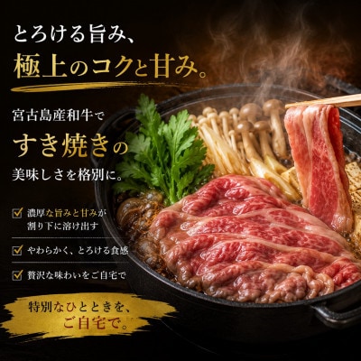 宮古島産和牛 贅沢しゃぶしゃぶ&すき焼きセット 約500g(モモ250g・ロース250g)