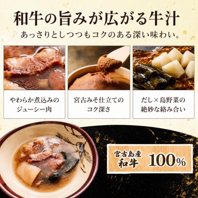宮古島和牛100% 宮古島のお肉屋さんが作った牛汁250g×3袋