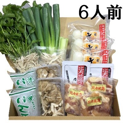 秋田　物産中仙のきりたんぽ鍋セット6人前　