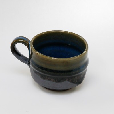 秋田の焼物 楢岡焼 コーヒーカップセット1客 | 角館桜皮細工