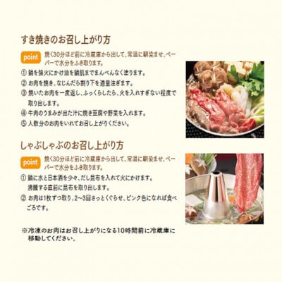 【秋田県大仙市】黒毛和牛「秋田錦牛」リブロースすきやき用　300g×1