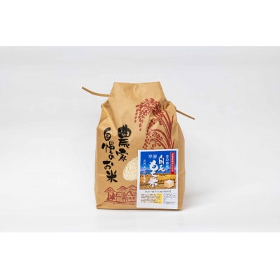 金の鈴米　平安白毛もち米　5kg