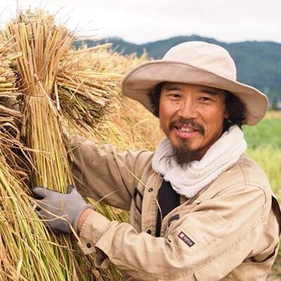 【毎月定期便】生命力溢れる健やか米!　はぜ掛け(天日干し)　コシヒカリ玄米3kg 全6回
