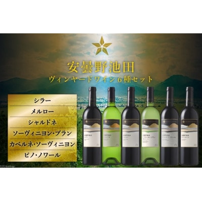 サッポログランポレール 安曇野池田ヴィンヤードワイン 6種セット