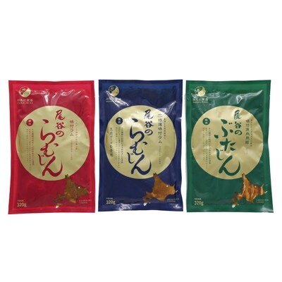 【2022年10月下旬発送】【尾谷商店】一人前サイズ三種特盛のんたジンギスカンセット!合計6袋!