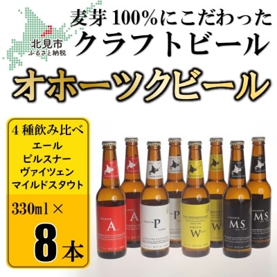 【2023年10月下旬発送】オホーツクビール8本セット