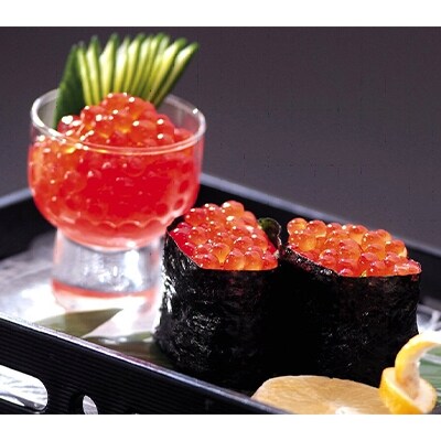2023年8月発送開始『定期便』北海道オホーツク産 いくら醤油漬(70g×3瓶・箱入・冷凍)全6回