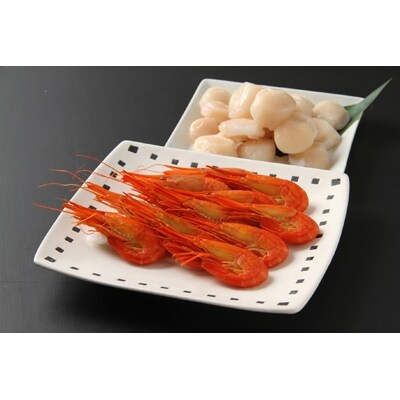 北海しまえび(250g)・玉冷ホタテ(350g)セット