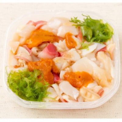 ウニ入り　北海道産4種の「貝鮮丼」9食セット　海鮮丼【ホッキ貝、ツブ貝、ホタテ、うに】小分けで便利