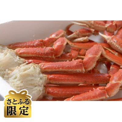 【さとふる限定】2代目漁師の厳選した活〆茹でズワイ蟹脚 約2kg