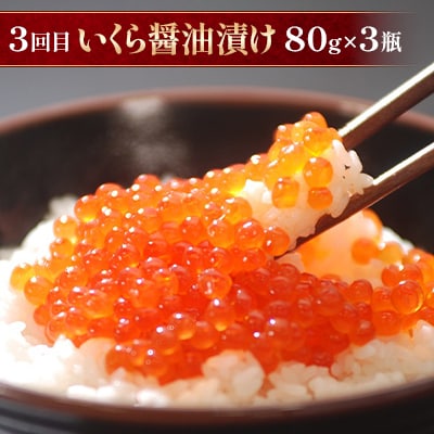 【毎月定期便】2代目漁師の人気の無添加お刺身帆立500g・イカソーメン・いくら醤油漬け全3回