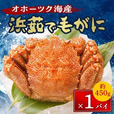 オホーツク海産　浜茹で毛がに　約450g×1パイ