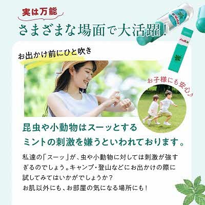 ハッカ油スプレー10ml・詰替リフィル 各1本セット