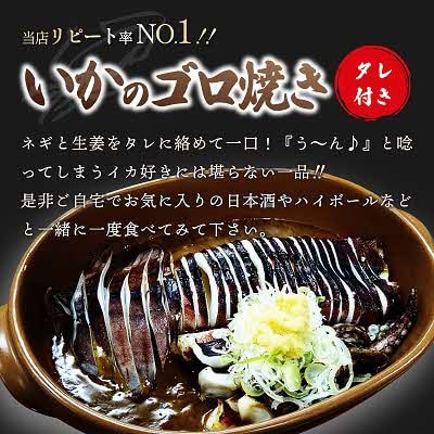 いかのゴロ焼き&炭焼き手羽ぎょうざセット