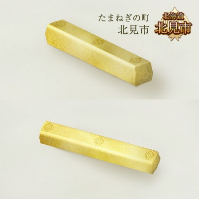 K24 純金 黄金のミニ文鎮 25g たまねぎ刻印入り記念品