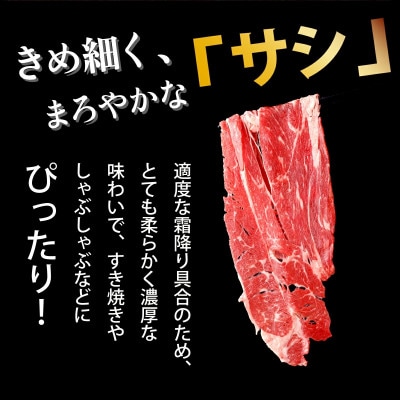 登別産国産牛ブランド【登別牧場ゆの牛(うし)】肩ロース　計1.5kg (250g×6P)