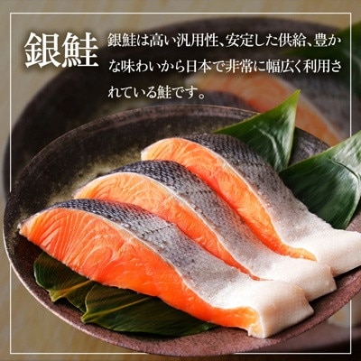【骨取り小分け!】冷凍塩銀鮭切り身1kg　海鮮シャケ
