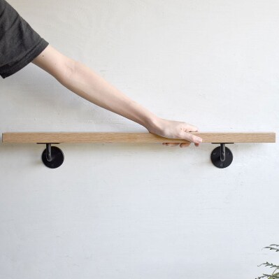 ナチュラル色 木製手すり 70cm アイアン手すりブラケット 階段手すりや玄関手すりなど お礼品詳細 ふるさと納税なら さとふる