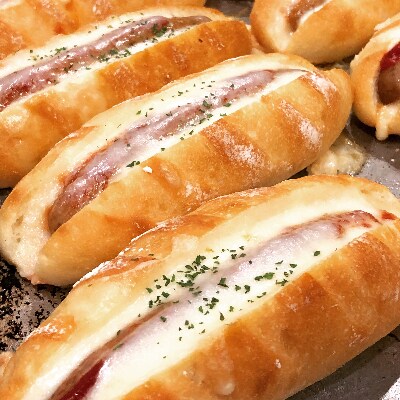 自家製ウィンナーのチーズドッグ6本(食品添加物不使用)