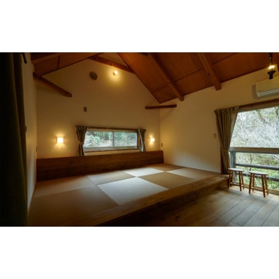 【京都府木津川市　山城森林公園】1日宿泊体験券(バンガローBタイプ)(月～木のみ利用可能)