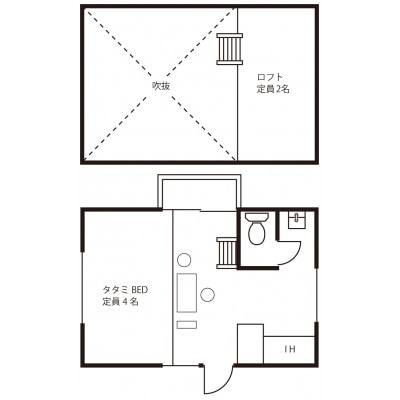 【京都府木津川市　山城森林公園】1日宿泊体験券(バンガローBタイプ)(月～木のみ利用可能)
