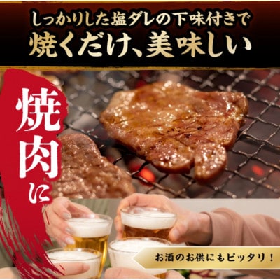 京都人気焼肉店!九条ネギ付き!塩ダレ牛タン　250gセット