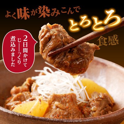 和牛100%の贅沢なすじ煮込み 250g×2個