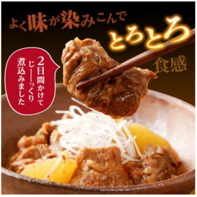 和牛100%の贅沢なすじ煮込み 250g×3個
