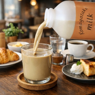 ピカタの森駒ヶ岳牛乳　駒ヶ岳コーヒー牛乳　6本