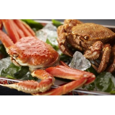 森町水揚げ・ずわいがに毛がに2尾セット