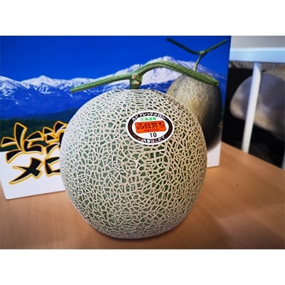 【先行受付】北海道産赤肉メロン大玉　1玉(約1.6～2kg)